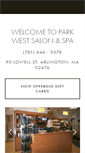 Mobile Screenshot of parkwestsalon.com